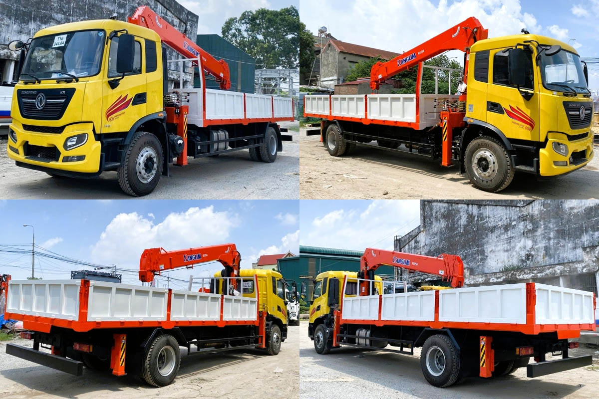 Xe cẩu tự hành 10 tấn (Dongfeng & Kanglim)