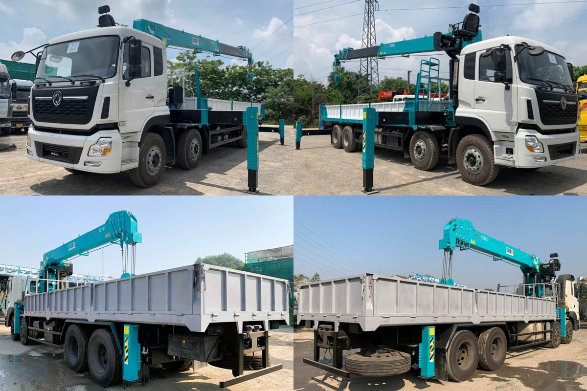 Xe cẩu tự hành 12 tấn (Dongfeng & Hyundai)