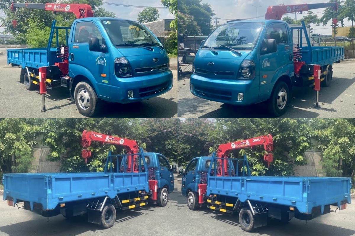 Xe cẩu tự hành 2 tấn (Kia & Unic)