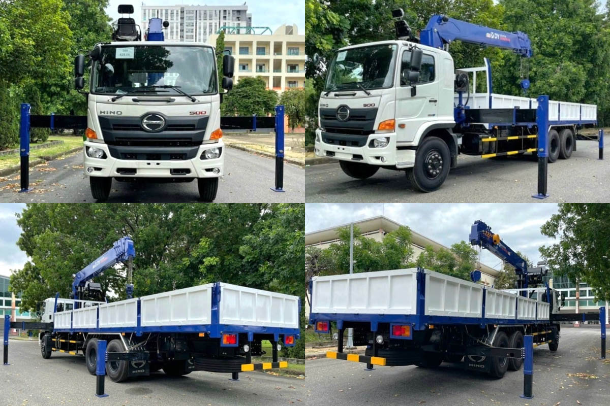 Xe cẩu tự hành 8 tấn (Hino & Dongyang)